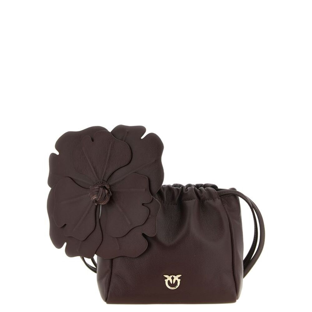 PINKO Bordeaux Lambskin Clutch Women's Bag